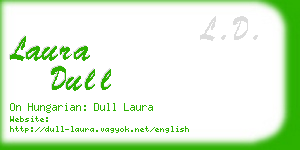 laura dull business card